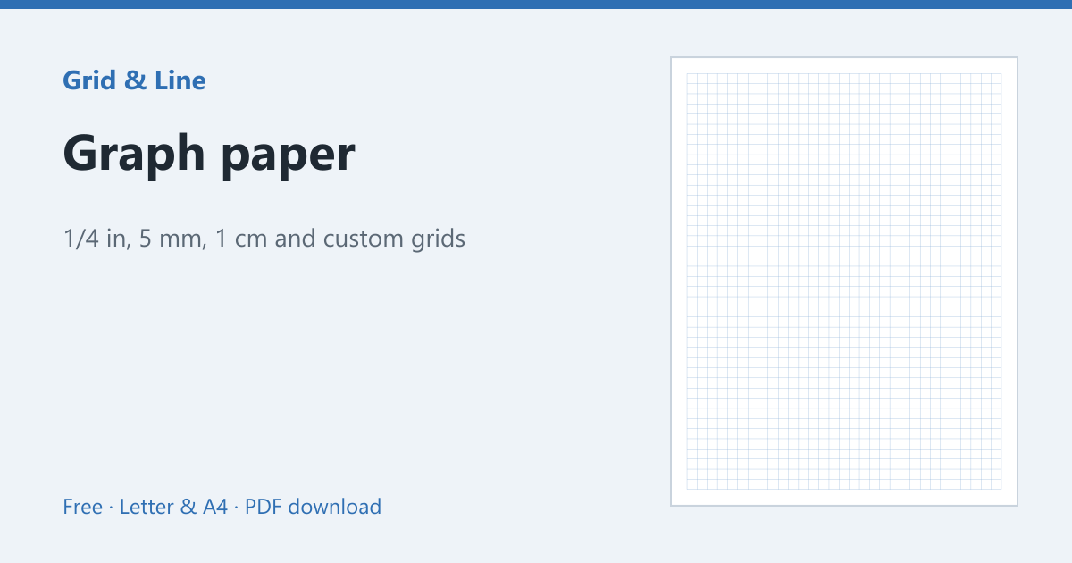 Graph paper preview